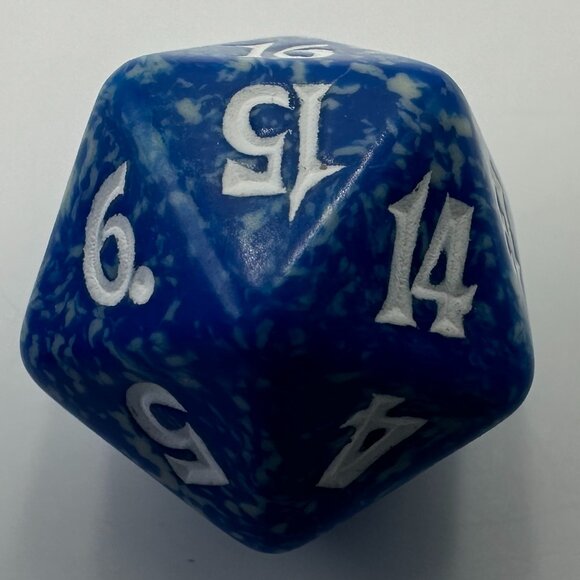 Magic The Gathering Future Sight Blue D20 Spindown Die - Picture 6 of 6